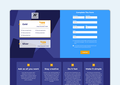 Subscription form design form signup subscription ui website