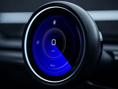 Maserati EV hmi dashboard design concept UI UX AI animation 3d ai animation automotive branding car cg cgi concept dashboard ev hmi interaction interface motion motion graphics ui