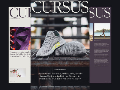 Cursus sportswear© branding clean design graphic design logo minimal typography ui