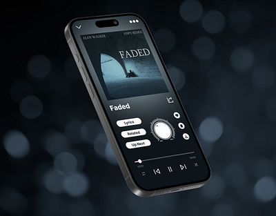 Music Player UI design #dailyUI music music player music player ui design player ui ui design user experience user interface ux