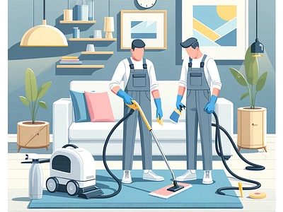 Vector Design - Carpet Cleaning commercial carpet cleaning dry carpet cleaning illustration residential carpet cleaning stain removal steam carpet cleaning