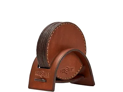 Decorative Accents: Customized Leather Coasters coasters handmade leather coasters leather coasters