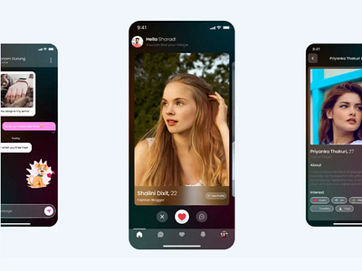 Serious Dating App design designoweb designowebtechnologies ui ux