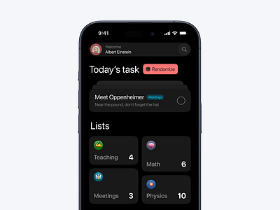 Task manager app for iOS app design figma ios list mobile task task manager to do tracker ui ux