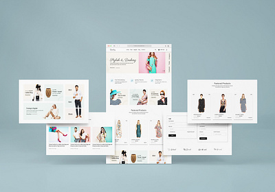 Clothing Web app branding brandingagency designer ui ux