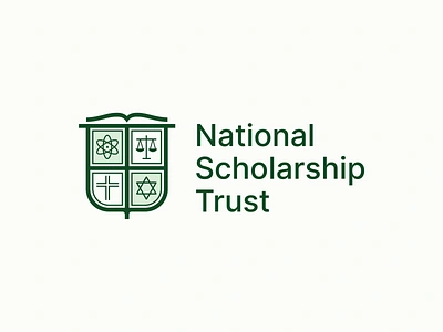 National Scholarship Trust Logo Design badge badge logo bird logo book logo brand design brand identity branding classic logo coat of arms college logo crest eagle logo education logo investment logo logo minimalist logo scholarship trust school logo science logo university logo