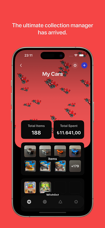 Meet Treasures! app collections doubco mobile ui