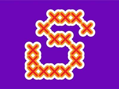 S2-Exp/23 design design experiment dribbble embroidery experiment graphic design graphic experiment letter s s s letter s logo s type s visual type embroidery type experiment typo typography visual visual design visual experiment