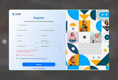 Register branding figma graphic design logo ui