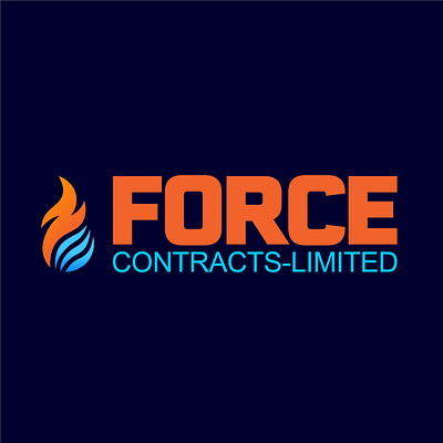 FORCE CONTRACTS branding graphic design livery logo