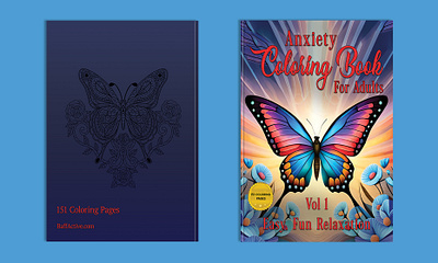 Anxiety Coloring Book for Adults anxiety coloring book book book art book cover book cover art book cover design book cover mockup book design book illustration coloring book cover cover art creative book cover ebook ebook cover epic bookcovers graphic design hardcover kindle book cover paperback cover professional book cover