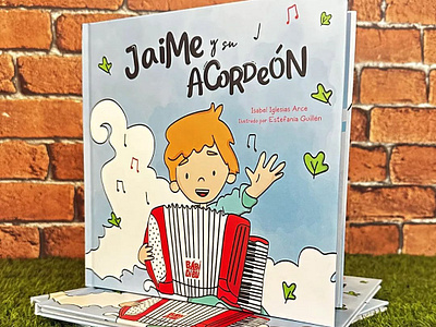 Jaime y su acordeón accordion art book childrensbooks editorial finance graphic design illustration kids motivation music photoshop