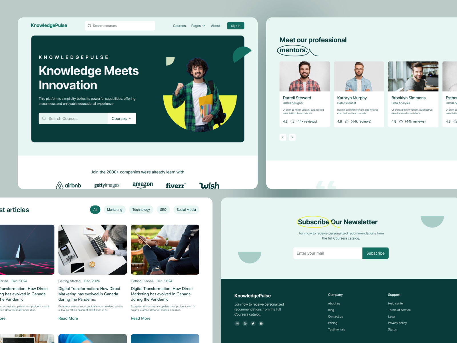 Example service media