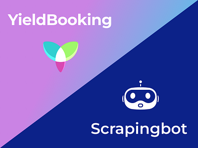 ScrapingBot et Yieldbooking - Flyers et réseaux sociaux branding graphic design