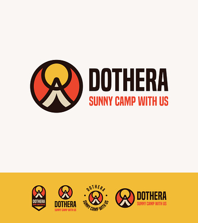 DOTHERA LOGO DESIGN adventure brand brand identity branding camping logo outdoor