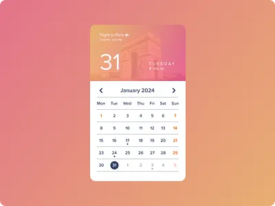Calendar Design calendar calendardesign ui uidesign ux uxdesign