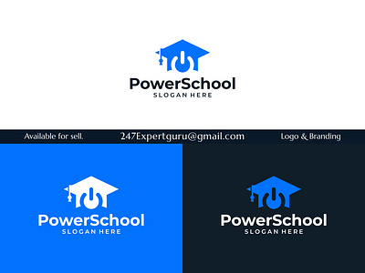 College graduation cap campus education logo design and power 3d animation branding graphic design logo motion graphics ui vector logo design