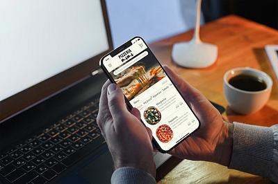 Pizzeria MiMi app design digital menu food delivery food order app mockup order pizzeria restaurant user experience