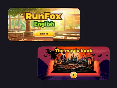 Runfox App 3d animation app illustration ui ux