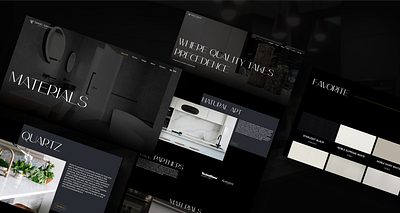 Sarac Granit - Stone-based Manufacturer content writing dark digital design furniture graphic design luxury manufacturing minimal modern seo stone uxui web design web development webflow