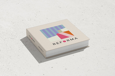 Reforma Book Cover Design abstract art book cover design geometrical shape