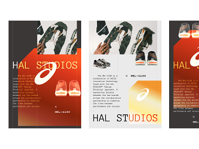asics X hal studios (experimental design) balance branding clean design illustration interface logo simple ui ux