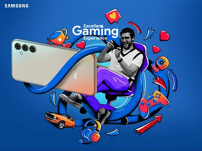 Concept illustration for Samsung concept illustration design digital illustration gaming gaming icons illustraion illustration illustration art illustrations illustrator samsung samsung mobile streaming vector illustration