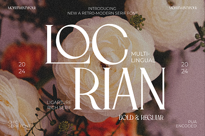 Locrian - Chic Serif Font font asset foundry multilingual typeface