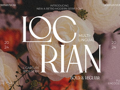 Locrian - Chic Serif Font font asset foundry multilingual typeface