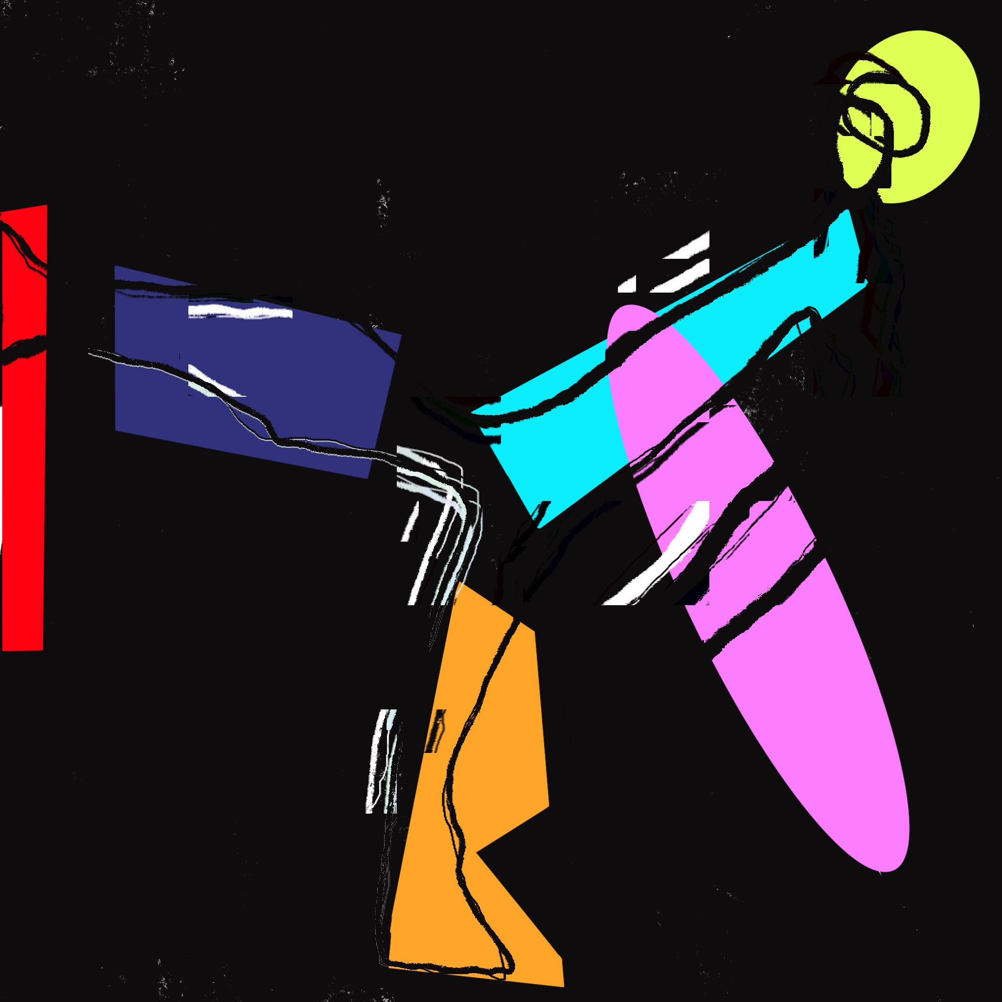 85/ 2dillustration abstract illustration bouys digitalart digitalartist forms kick lines