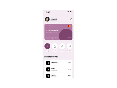 Banking app | Mobile screen adobe adobexd app banking branding figma graphic design illustrator indesign mobile photoshop screen tilda ui ux