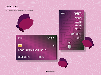 Credit Card Design card credit design figma graphic design illustration typography ui