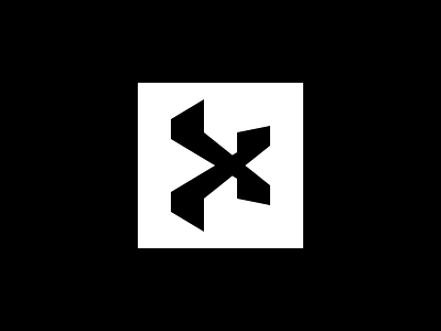 X Monogram 3d logo androaki black and white logo branding cyberpunk logo dimension logo futuristic logo geometric logo letter x logo logo minimal logo perspective logo premade logo sci fi logo tech logo x design x logo x monogram