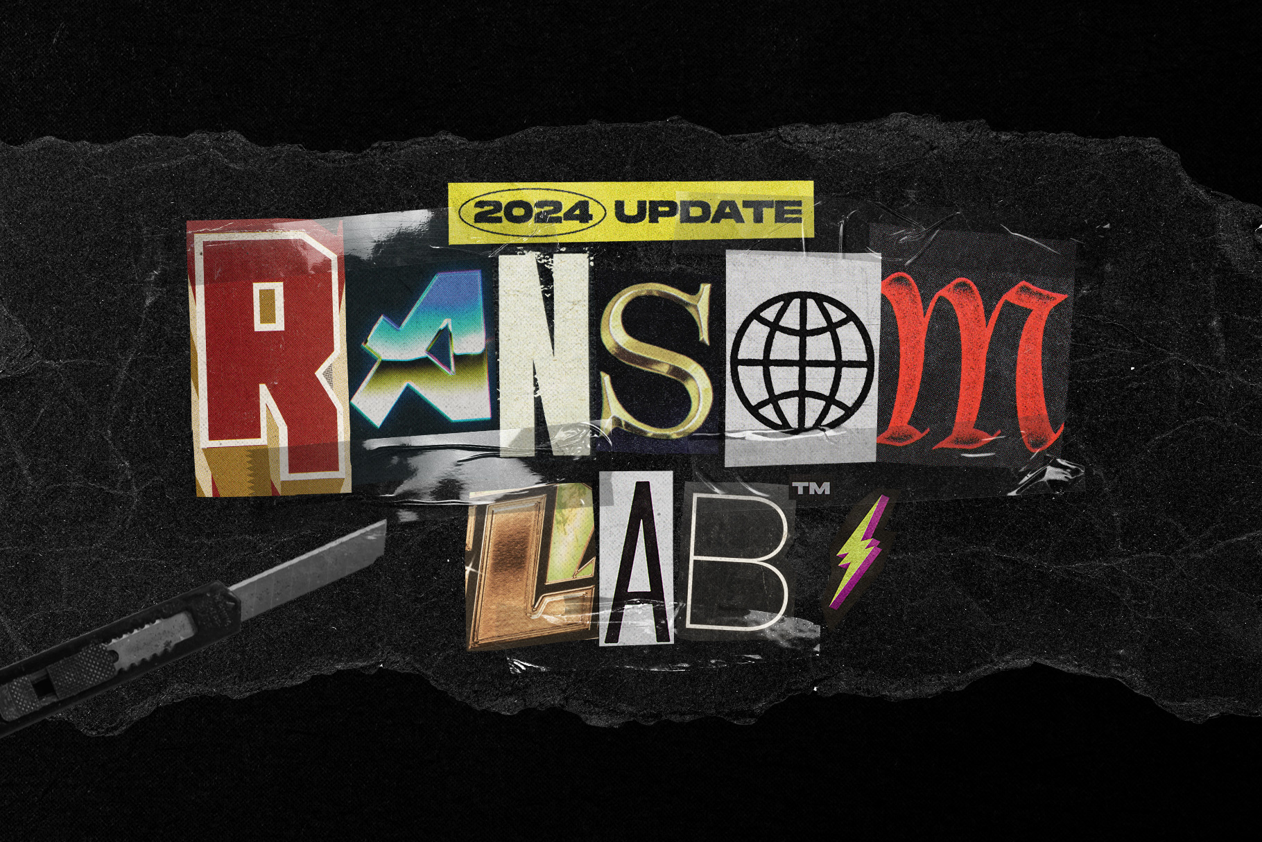 RansomLab 2: Ransom Note Creation Tool collage creator design font letters mockup note photoshop ransom retro template text