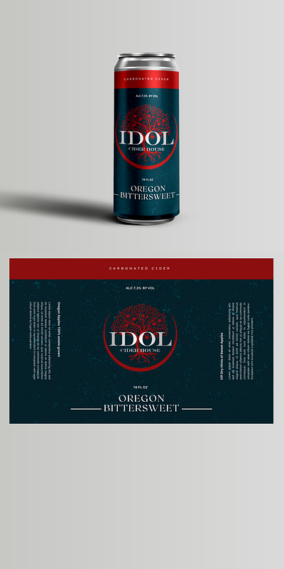 Can Label branding graphic design label pack packaging