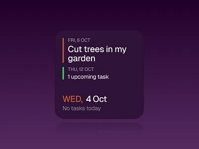 calendar widget iOS apple calendar calendar widget clean minimalist mobile mobile widget trend ui ui design ui ideas ux widget