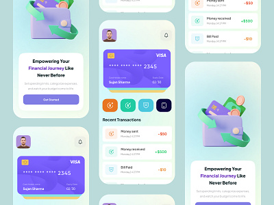 Finance App 2024 app finance fintech ios mobile app product product design sujan shuk trend ui ux