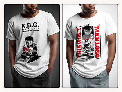 Hajime no Ippo Shirt Print anime graphic design print design shirt design