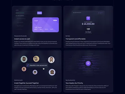 Bento Grid details ui web design website