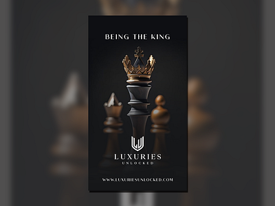 Instagram story template design branding chess darkworld design elegant graphic graphic design instagram luxury opentowork socialpostdesign story template