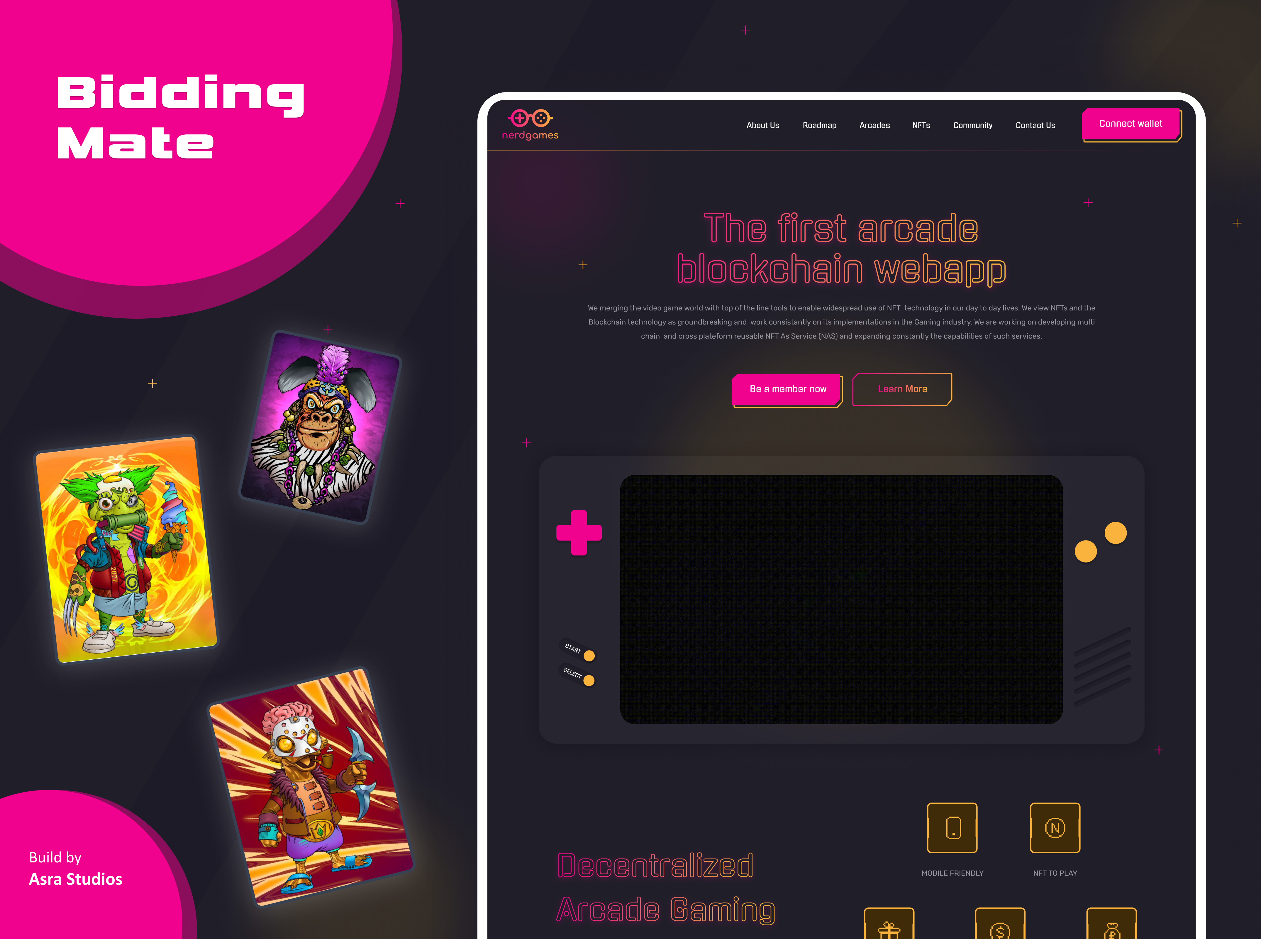 NerdGames | WebApp branding crypto design figma games interface nft premiun prototype theme ui ux web app