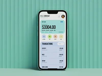 Finance | Mobile App 3d bank card cg cinema4d design finance interface mastercard money rozov transaction ui visa visualisation wnbl