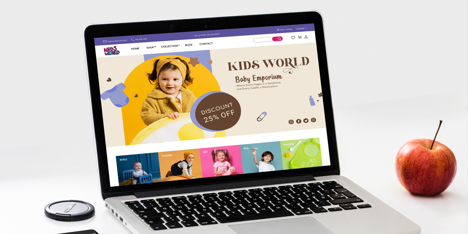 Kids e-commerce website by Sakshi Upreti on Dribbble
