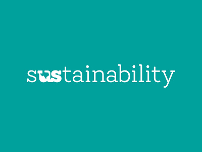 Sustainability Logo Concept brand branding concept design graphic identity logo sustainability texas us wordmark