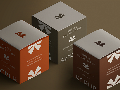 Scrub Packaging brand branding design graphic design logo packaging typography