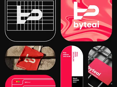 byteai Logo mark ai logo branding design design inspiration logo design logo mark visual identity