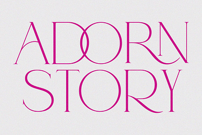 Adorn Story Serif modern serif