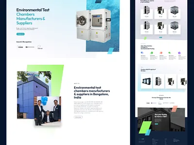 Test Chambers-Landing page design animation app design graphic design illustration ui ux