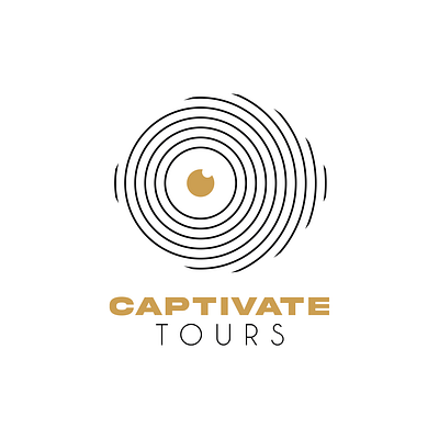 Captivate Tours graphic design logo