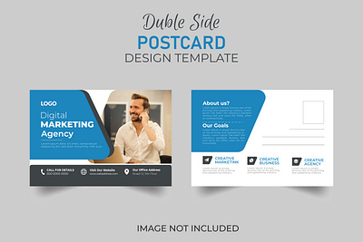 Post Card Design Template graphic design mail post card design ui